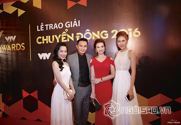 Kim Yến rạng rỡ bên chồng sắp cưới Thiên Bảo tại đêm VTV Awards 0
