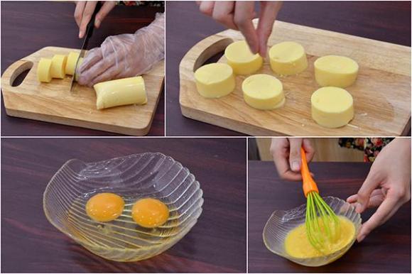 Cách làm món đậu hũ chiên trứng 1