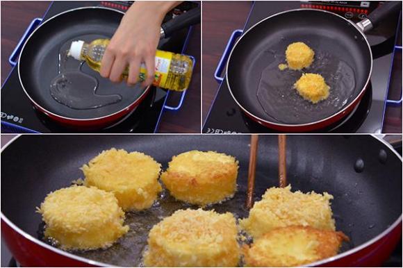 Cách làm món đậu hũ chiên trứng 2