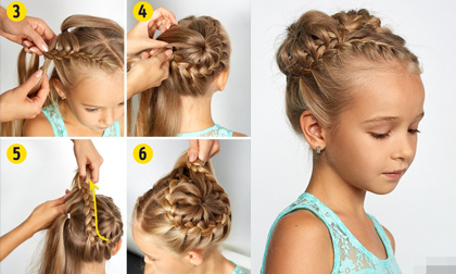 4 kiểu tóc tết khiến cho con gái của bạn đẹp nhất trường