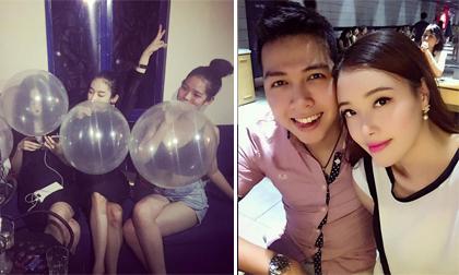 Hot girl, hot boy Việt ngày 15/9: Thúy Vi thổi bóng cười trong bar, em gái Mai Phương Thúy hạnh phúc bên bạn trai