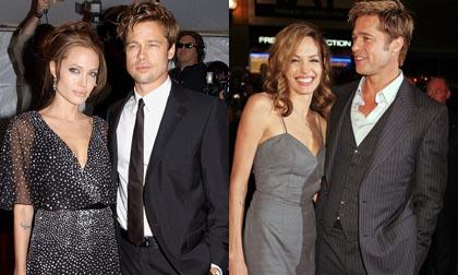 Gu thời trang hút ánh nhìn của Brad - Angelina trên thảm đỏ Hollywood
