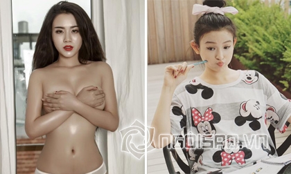 Hot girl và hot boy Việt 26/9: Linh Miu bán nude, Huyền Baby dễ thương khi học bài
