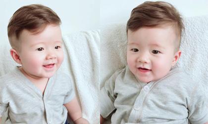 Con trai Elly Trần đẹp trai như Hoàng tử sau khi cắt tóc