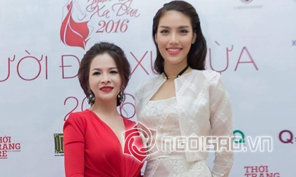 Hoa hậu Thanh Thúy đọ sắc với Hoa khôi Lan Khuê trên thảm đỏ