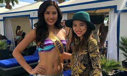 Nguyễn Thị Loan diện bikini đọ dáng cùng dàn mỹ nhân Hoa hậu Hòa bình Quốc tế 2016