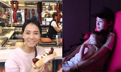 Tin sao Việt mới 15/10: Thu Minh thưởng thức bánh mì xúc xích, Cadie lần đầu đi xem phim ở rạp cùng mẹ