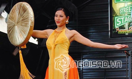 Phát cuồng về phần trình diễn của Nguyễn Thị Loan tại Hoa hậu Hòa bình Quốc tế