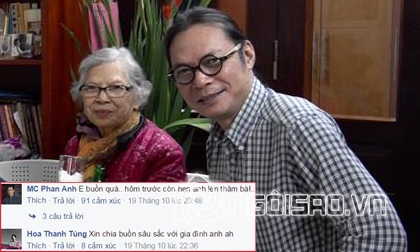 Sao Việt chia buồn khi mẹ Trần Lực qua đời 