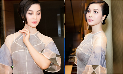 'Người đẹp không tuổi' Thanh Mai duyên dáng với áo dài cách tân