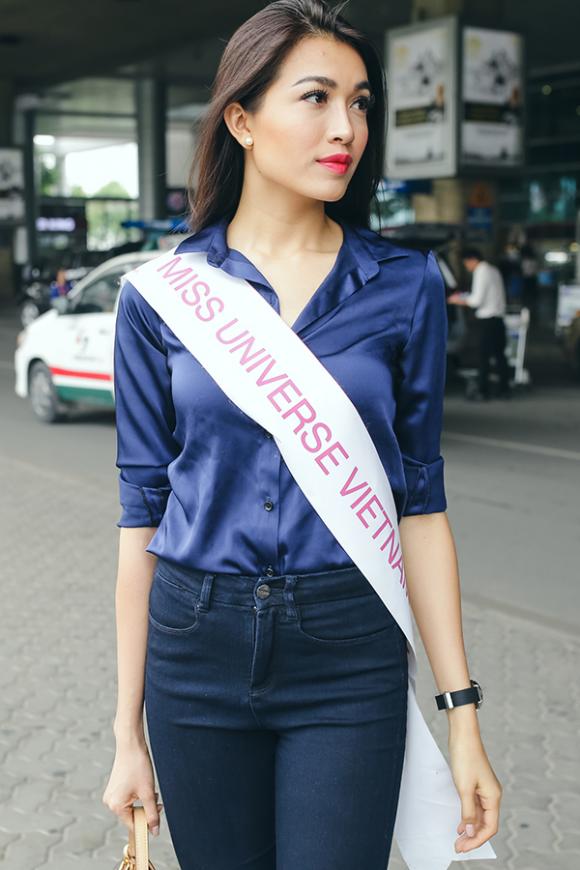 Lệ Hằng được Đức Phakchok Rinpoche chúc phúc tại Miss Universe