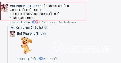 Sau bé Gà, Phương Thanh tiết lộ những bí mật về cậu con trai đang giấu mặt