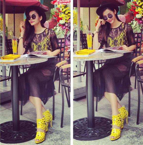 Hoàng Thùy nổi bật với street style sành điệu ở London Hoàng Thùy nổi bật với street style sành điệu ở London