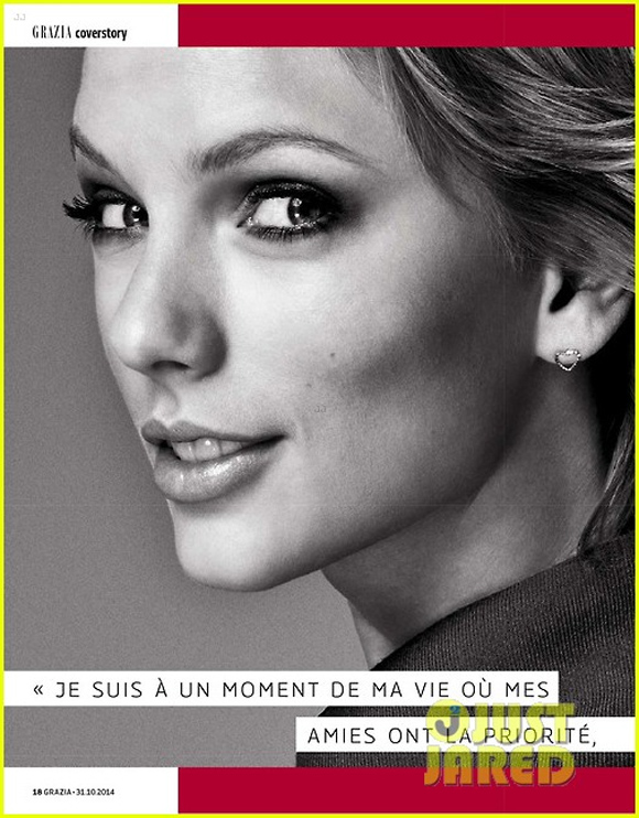 Taylor Swift đẹp lạnh lùng trên tạp chí Grazia 