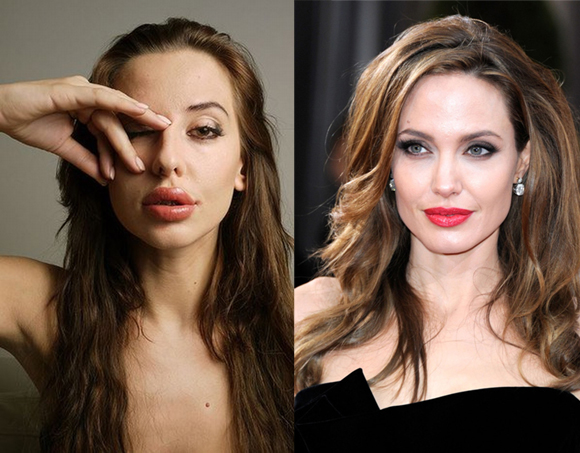 Angelina Jolie, bat trước  Angelina Jolie, phau thuat tham my, lam dep