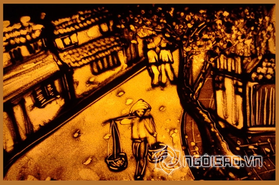 Quỳnh Hoa- Bóng hồng hiếm hoi của nghệ thuật tranh cát động tại Việt Nam