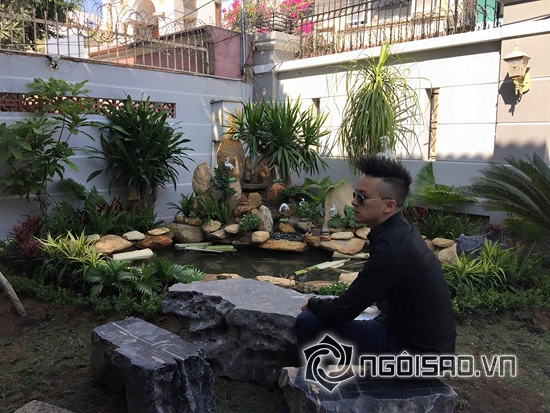 Cao Thái Sơn sửa vườn đón Tết  13a