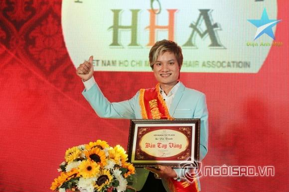 Nhà TMT Lê Thanh trong niềm vui nhận danh hiệu Bàn tay Vàng ngành tóc Việt Nam 2015