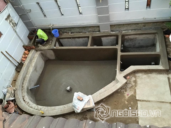 Cao Thái Sơn khoe bể cá mới xây lại hoành tráng như bể bơi 10