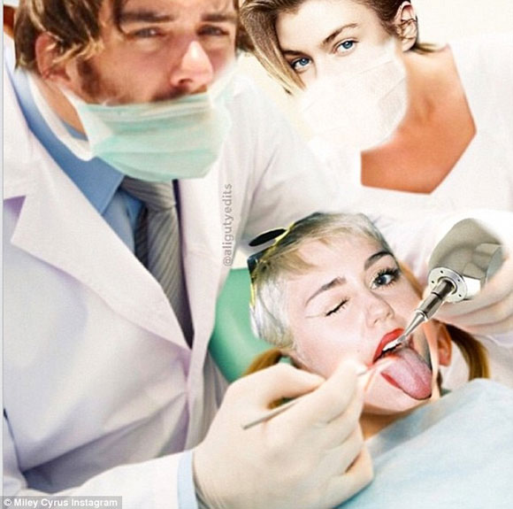 Miley Cyrus khoe ảnh nhổ răng khiến fans khiếp sợ 0