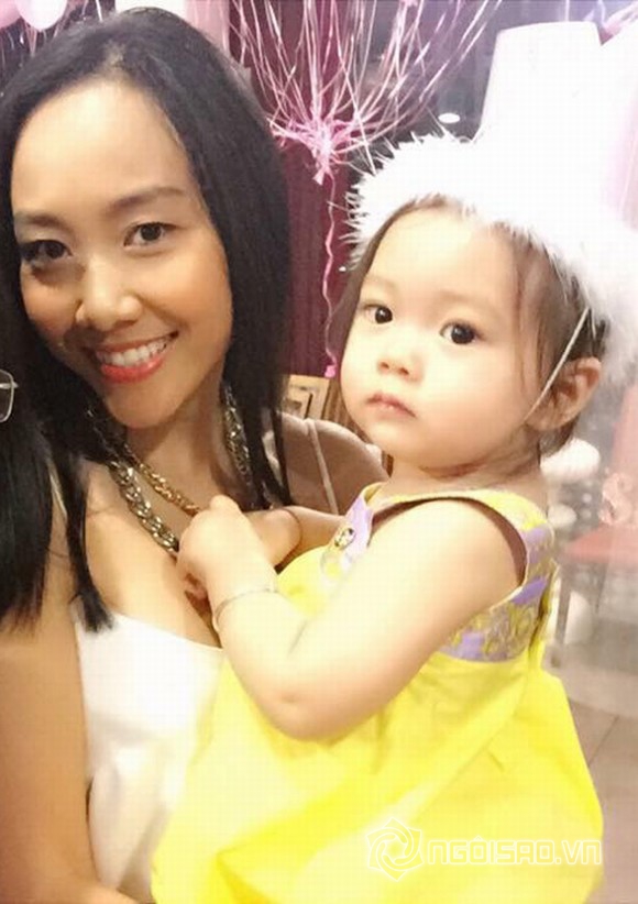 Đoan Trang và con gái  3