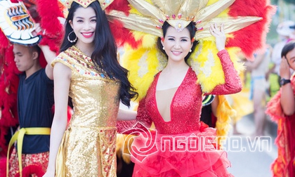 Hoa hậu Sonya Sương Đặng về Quảng Bình dự lễ hội