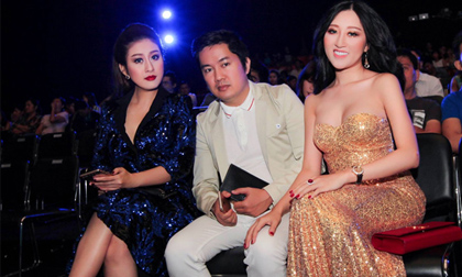 Hoa hậu Huỳnh Thúy Anh và Bầu Hòa gây cuốn hút  tại sự kiện