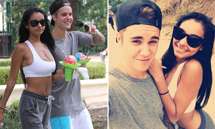 Justin Bieber vui vẻ hẹn hò với 'chân dài' nóng bỏng