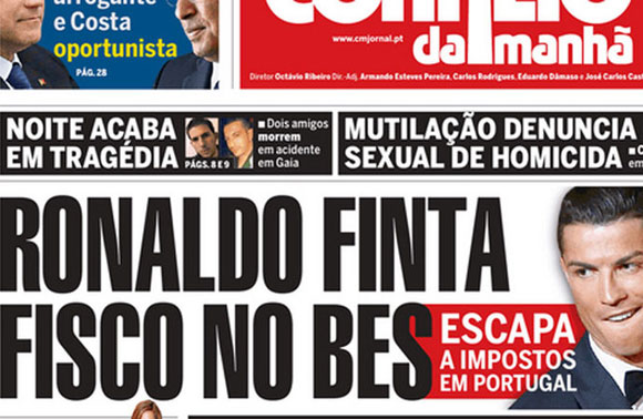 Ronaldo vướng vào scandal trốn thuế ở Bồ Đào Nha 1