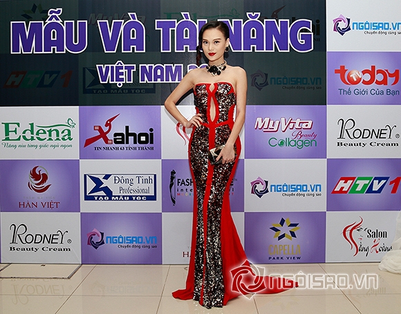 Sao Việt 'xúng xính váy áo' trong buổi ra mắt cuộc thi 'Mẫu và Tài Năng' 4