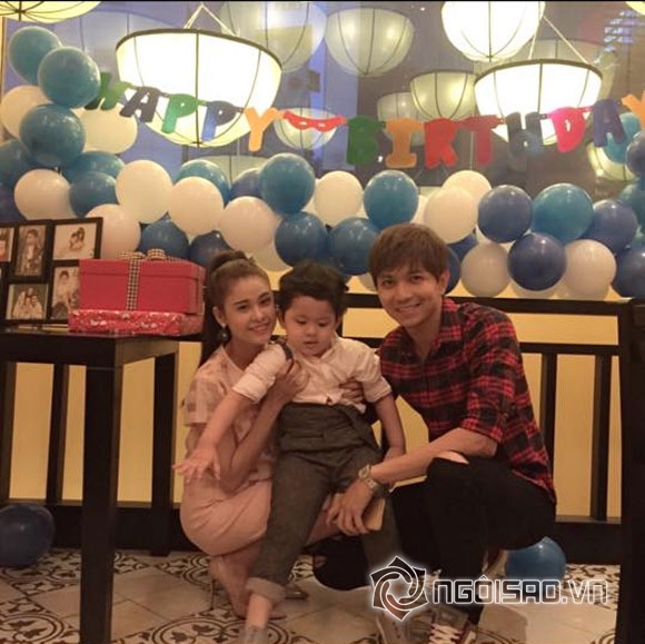 Vợ chồng Trương Quỳnh Anh tổ chức sinh nhật cho con trai 8