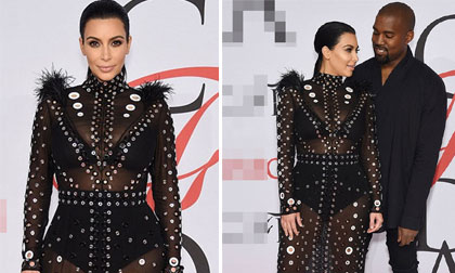'Siêu vòng ba' Kim Kardashian khoe đường cong nóng bỏng