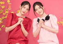 Chị em Nam Anh - Nam Em nắm chặt tay tung tăng xuống phố Chị em Nam Anh - Nam Em nắm chặt tay tung tăng xuống phố