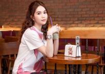 Ngọc Trinh xuống phố với chân váy ngắn mix cùng áo phông sắc màu tươi trẻ Ngọc Trinh xuống phố với chân váy ngắn mix cùng áo phông sắc màu tươi trẻ