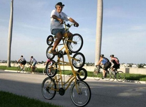Những chiếc xe đạp kỳ quặc nhất thế giới