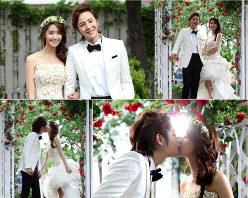 Sự kết hợp giữa Yoona và Jang Geun Suk tại đám cưới đầy lãng mạn này chỉ có thể được miêu tả bằng một từ \