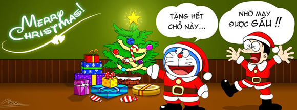 Cùng Đôrêmon chế chuẩn bị cho một mùa lễ Giáng Sinh ấm áp. Bức tranh Doremon Giáng Sinh này sẽ mang lại cho bạn nhiều tiếng cười và hứng khởi đấy!