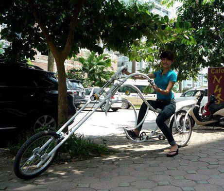 Ảnh thiếu nữ đi xe đạp 'hút hồn' dân mạng