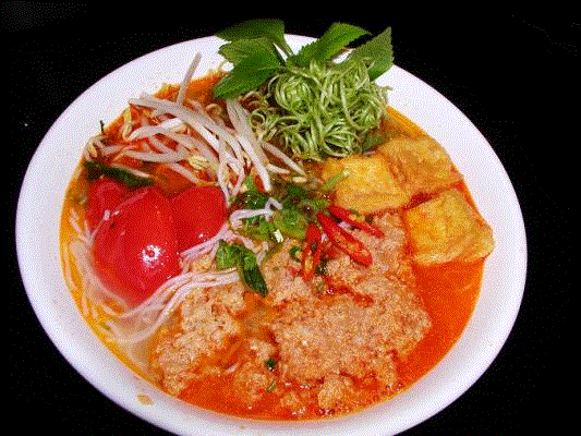 Bột sắt,bột sắt trộn riêu cua,hãi hùng riêu cua trộn bột sắt,đậu phụ