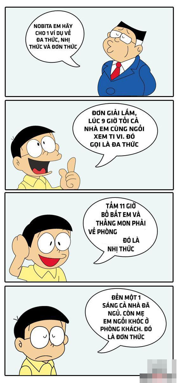 Hình chế nobita
Hình chế Nobita là một hình thức sáng tạo thú vị và hấp dẫn giữa các nhân vật trong Doraemon. Những hình ảnh chế này không chỉ gây cười mà còn thể hiện được sự tình cảm giữa những nhân vật trong bộ truyện. Chia sẻ hình chế Nobita cũng là một cách để các fan box Doraemon thể hiện tình yêu với bộ truyện này.