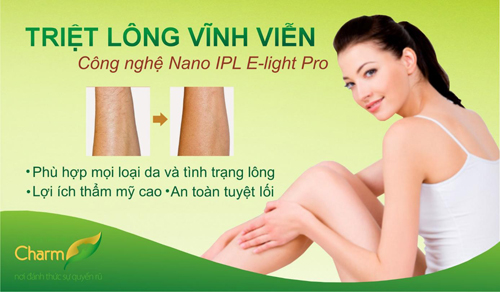 Triệt lông vĩnh viễn, Thẩm mỹ viện uy tín, Thẩm Mỹ công nghệ cao Charm