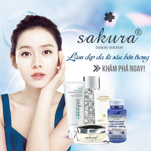 Mỹ phẩm Sakura, Trắng da, Trị nám, Mỹ phẩm chính hãng