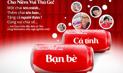 Coca-Cola, Coca-Cola in tên riêng, trao cảm xúc