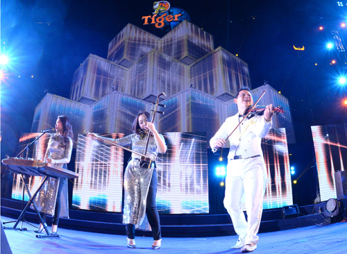 Tiger Remix 2015, Tiger Remix tại TP Hồ Chí Minh, Đông Nhi, Lưu Hương Giang, Đinh Hương, Mặt Trời Đỏ, MTV
