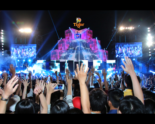 Tiger Remix 2015, Tiger Remix tại TP Hồ Chí Minh, Đông Nhi, Lưu Hương Giang, Đinh Hương, Mặt Trời Đỏ, MTV
