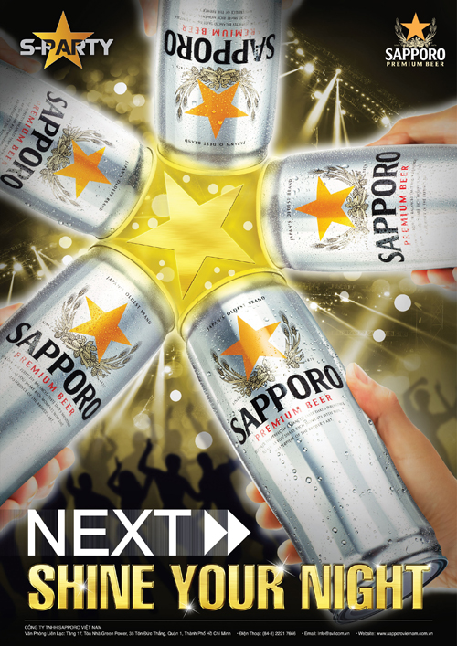 Sapporo S-Party, Thủy Tiên, Sĩ Thanh, Diệp Lâm Anh