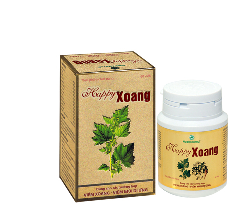 Viêm xoang, thuốc chữa viêm xoang, Happy Xoang, Dược phẩm Hoa Thiên Phú