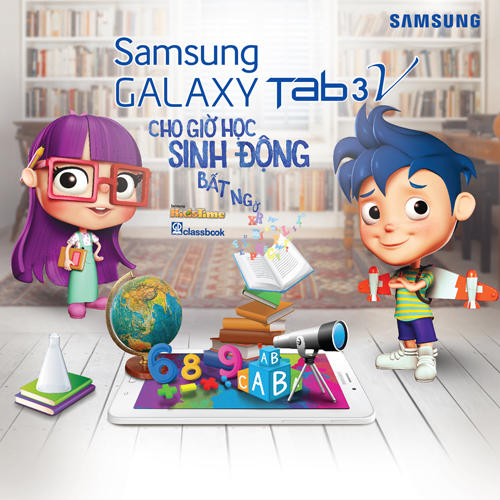 Samsung Galaxy Tab3 V, Cùng Samsung Galaxy Tab3 V đi tìm nhà thông thái