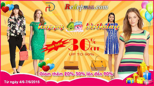 RedepUSA Shop, RedepUSA khuyến mại, Thời trang RedepUSA