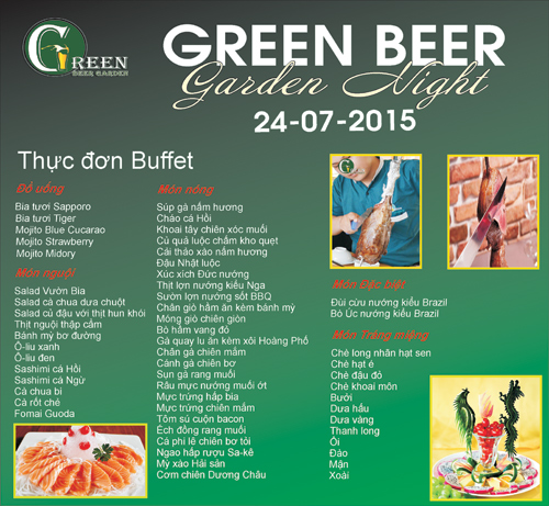 Green Beer Garden, Green Beer Garden’s night, Đàm Vĩnh Hưng